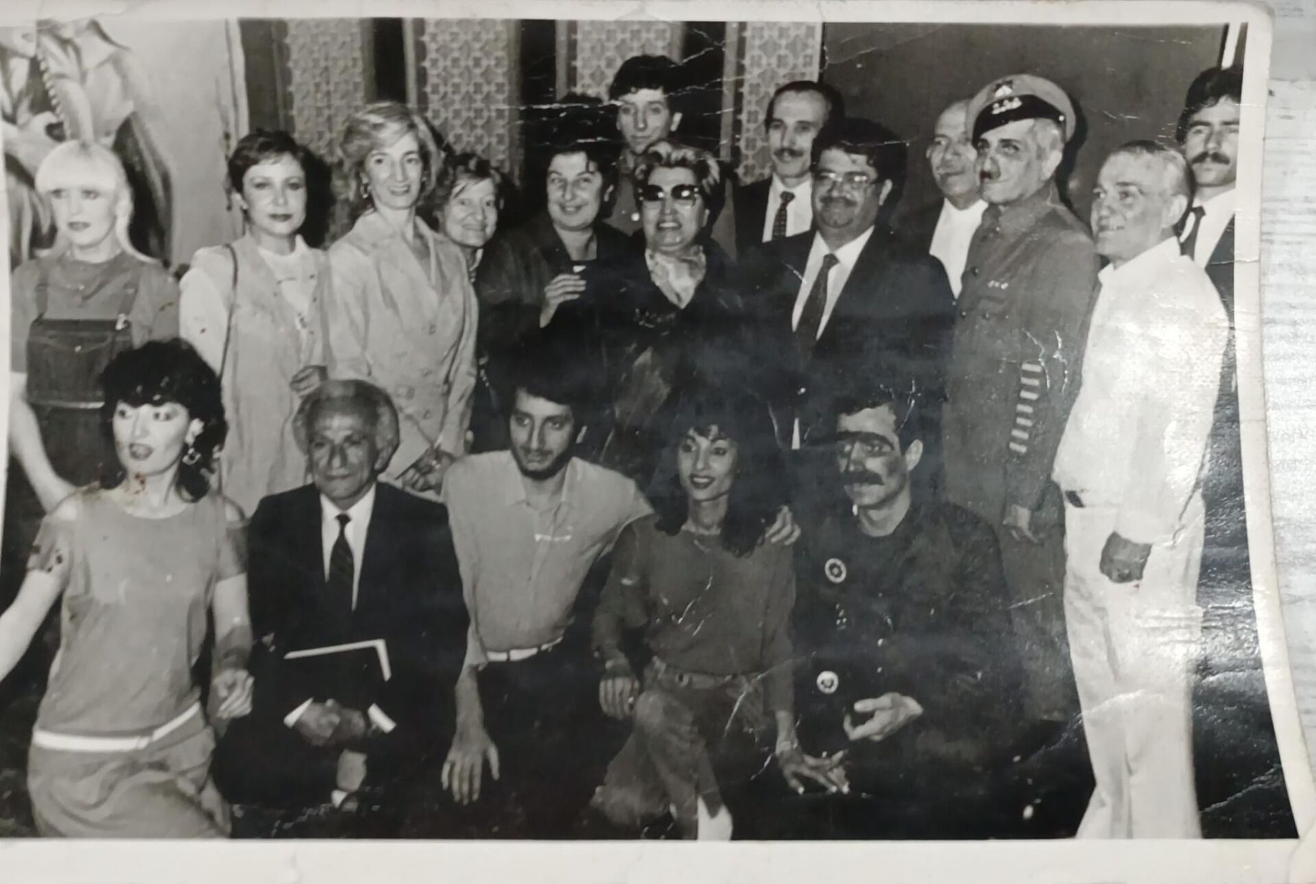 Turgut Özal - Semra Özal ve Nejat Uygur Siyah Beyaz Resim