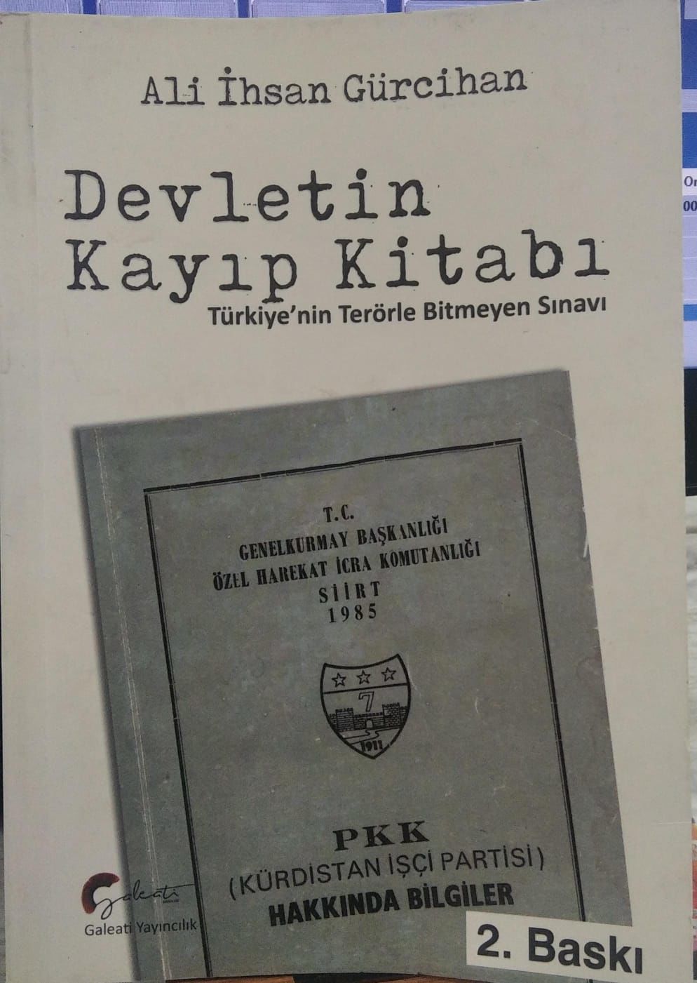 Devletin Kayıp Kitabı - Ali İhsan Gürcihan