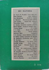 Dünyaya Açılan Pencere 3 - Cep Dergisi - 1 Ocak 1967