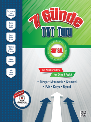 Özdebir Yayınları -  7 Günde Tyt Turu - Sayısal - 2026