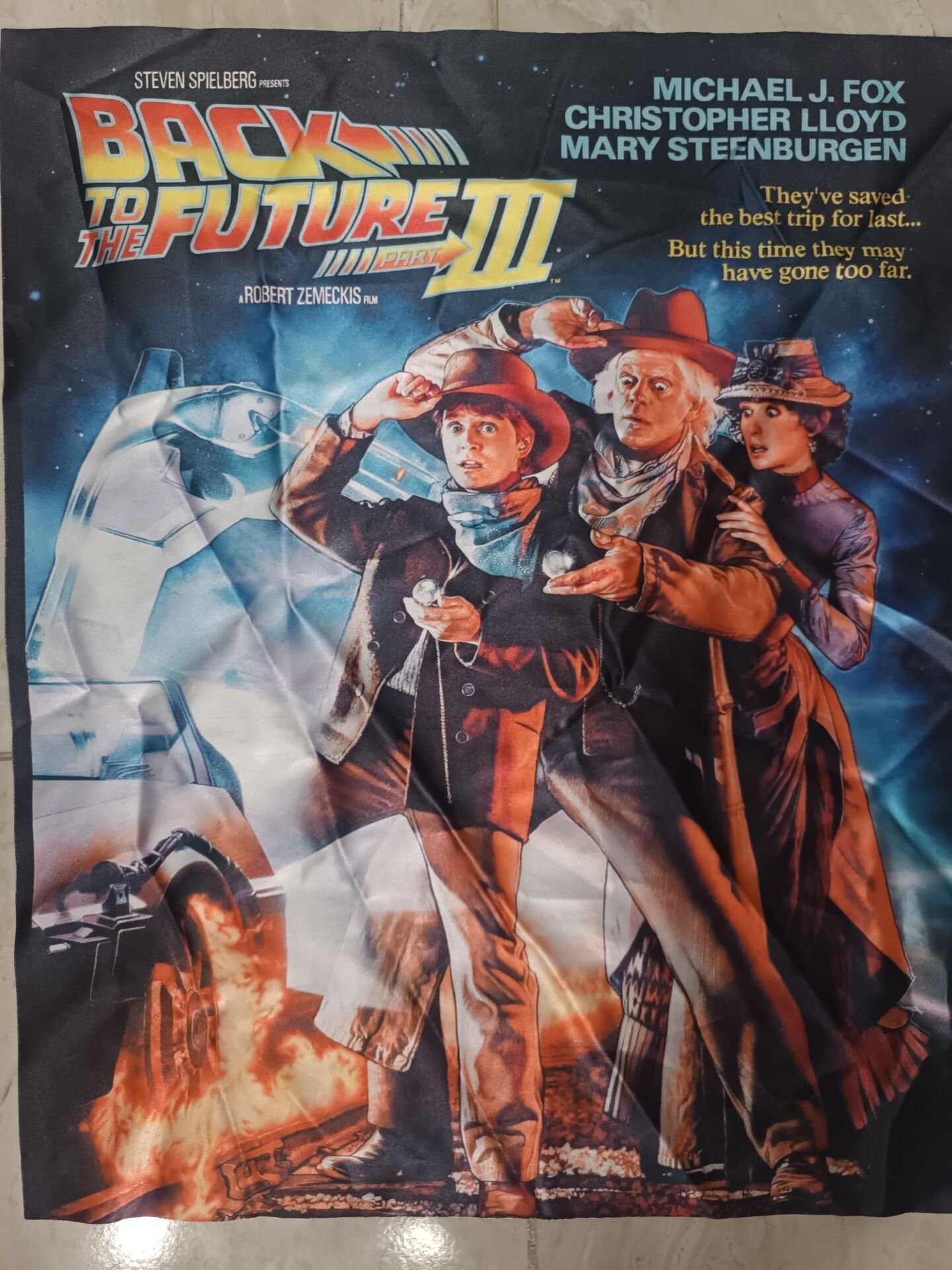 Geleceğe Dönüş 3 - Bez Afiş