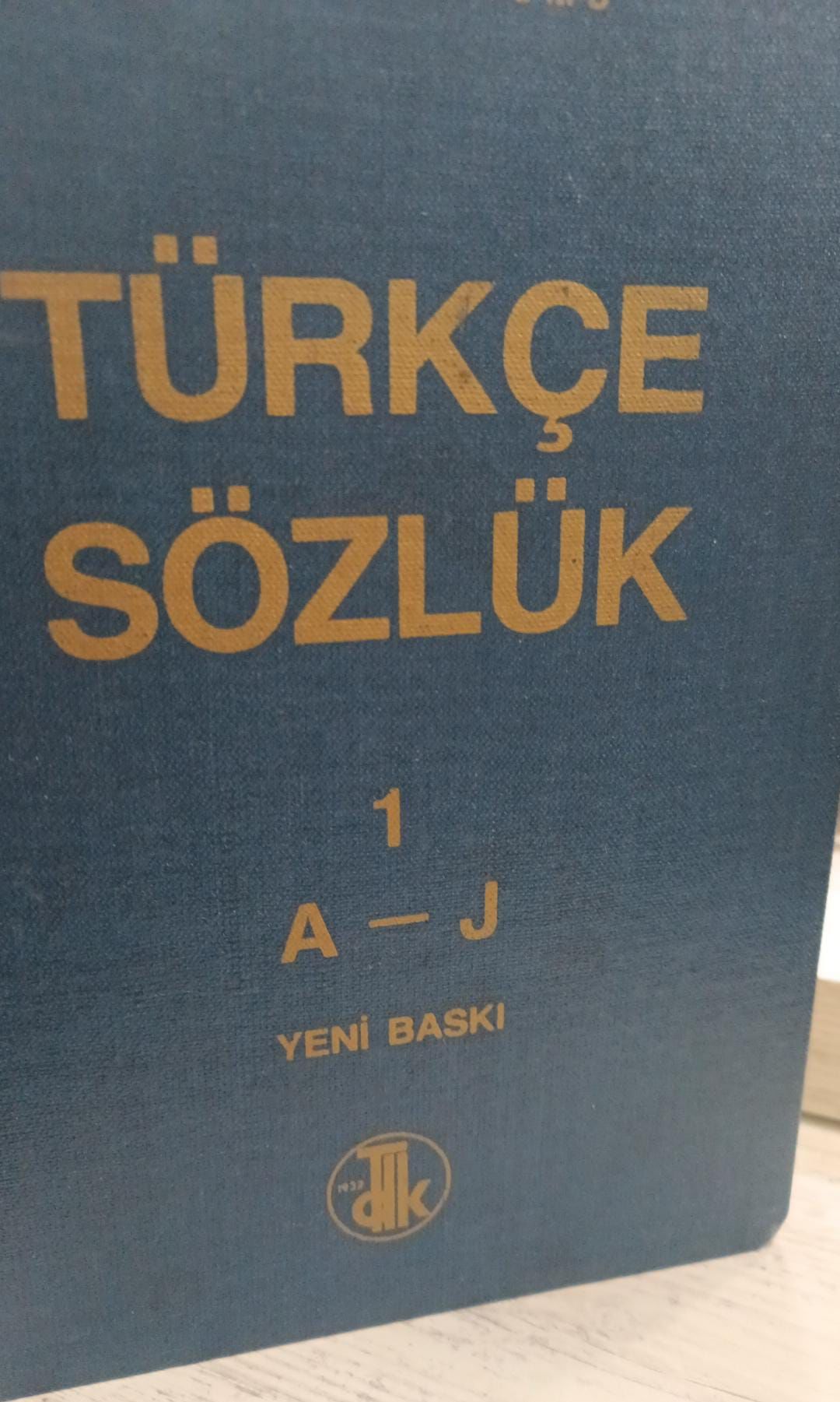 TDK Türkçe Sözlük - İki Cilt - Bez Ciltli