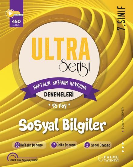 PALME 7.SINIF ULTRA SOSYAL BİLGİLER HAFTALIK KAZANIM KAVRAMA DENEMELERİ
