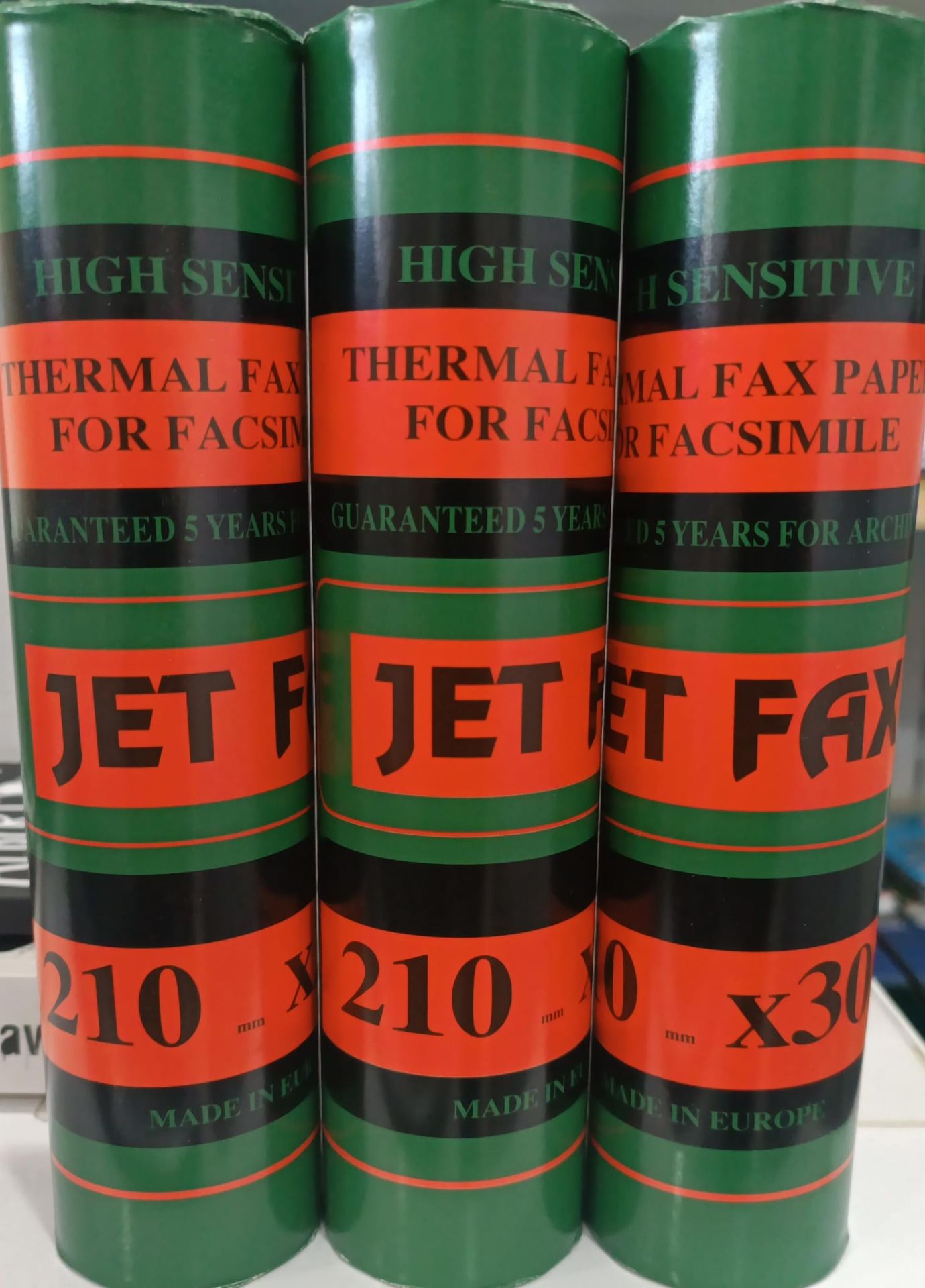 Jet Fax 210 x 30 Fax Rulosu