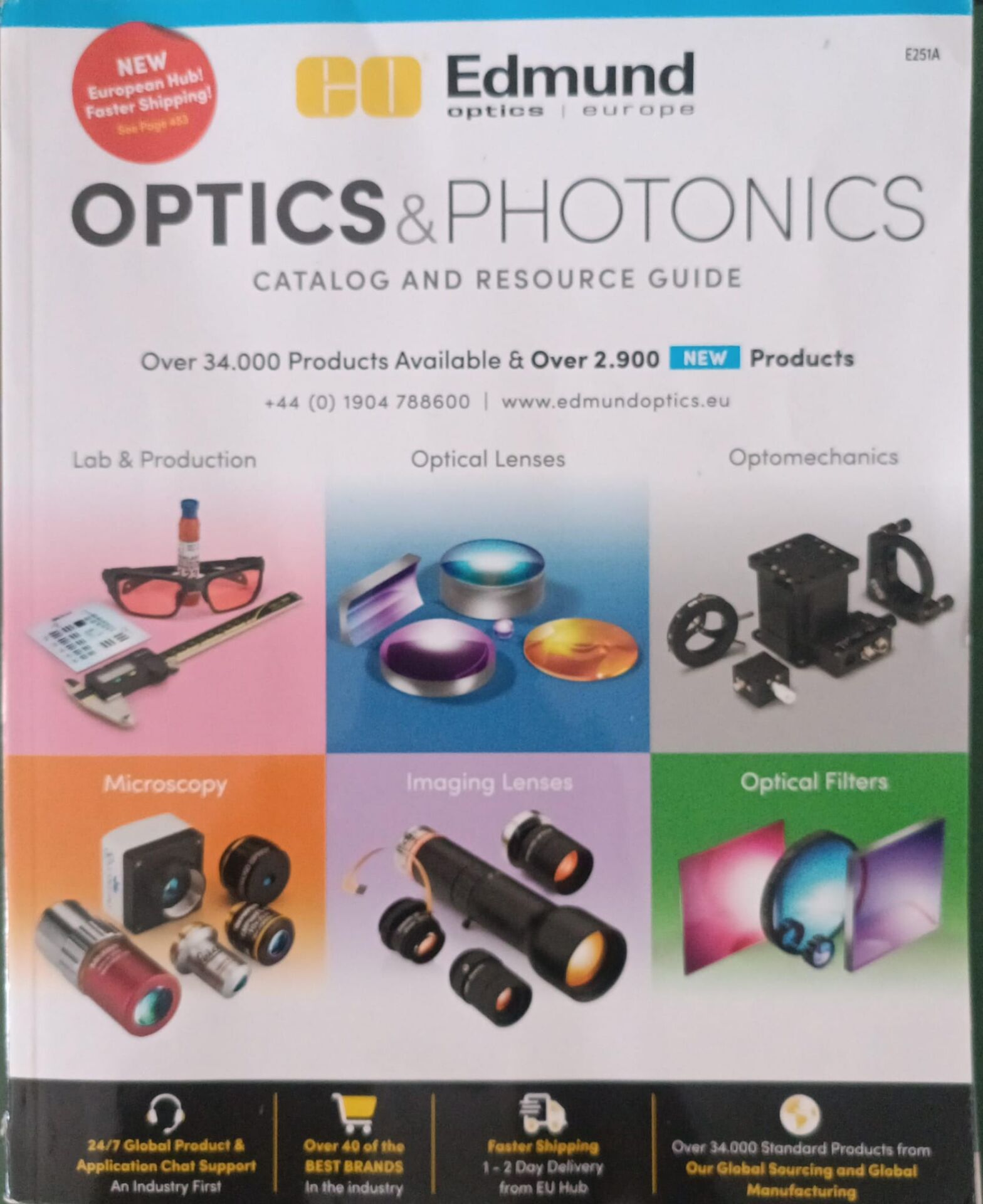 Optics and Photonics - Catalog And Resource Guide - Edmund Optics Europe