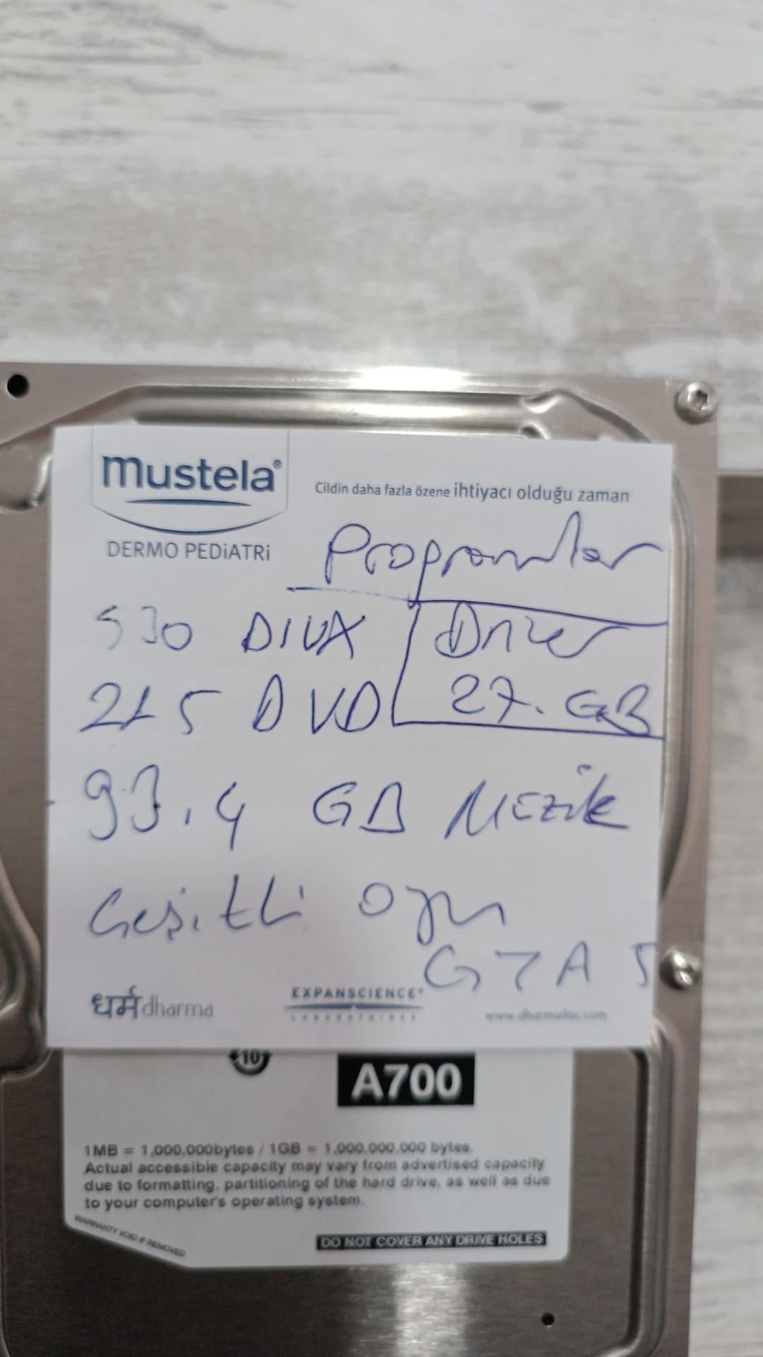 SAMSUNG HD204UI 2 TB HDD - DOLU