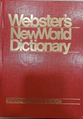 Webster's New World Dictionary - Ciltli Büyük Boy