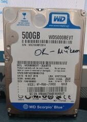 WD5000BEVT 500 GB 2.5 HDD - Leptop Hardisk