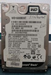 WD 1600 BEKT 160 Gb Leptop Hardiski