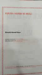 Kur'an-ı Kerim ve İzahlı Meali - Elmalılı Hamdi Yazır