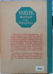 Tolstoy - Hayatı Sanatı Eseri - Varlık Yayınları