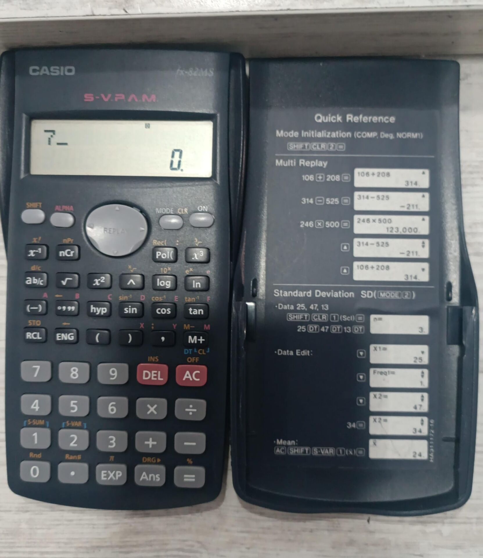 Casio fx-82MS Fonksiyonlu Hesap Makinesi