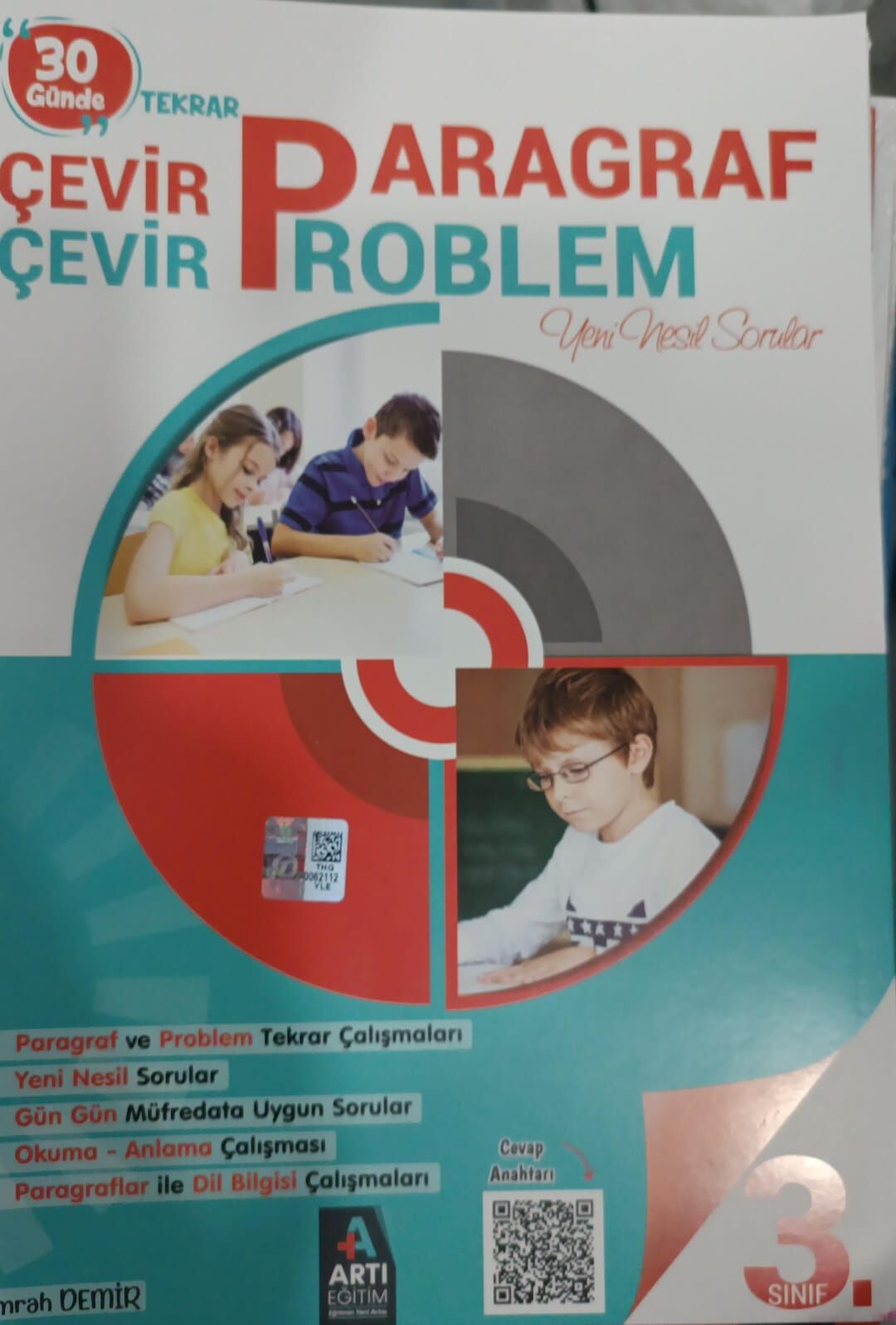 Çevir Paragraf Çevir Problem + Yaz Dostum Haziran Tatil Kitabı