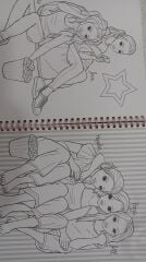Top Model Colouring Book - Christy & Ginger / Sadece Kitap