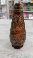 Antika, İşlemeli Bakır Vazo - Obje