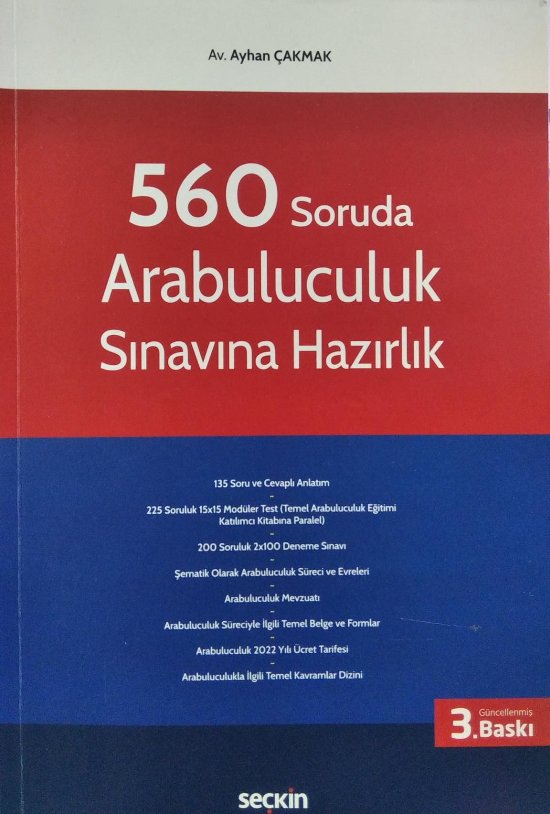 560 Soruda Arabuluculuk Sınavına Hazırlık