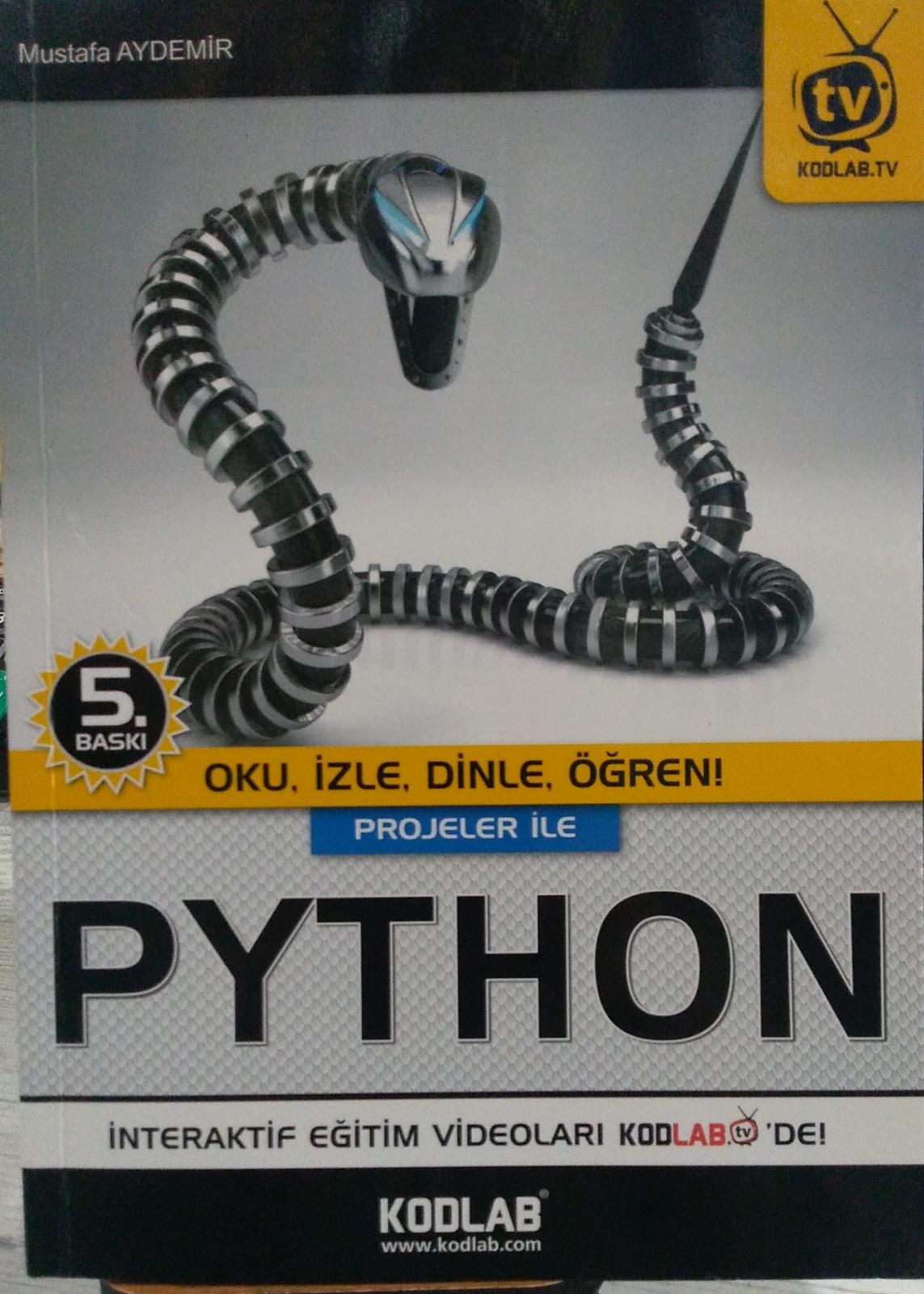 Projeler İle Python - Mustafa Aydemir