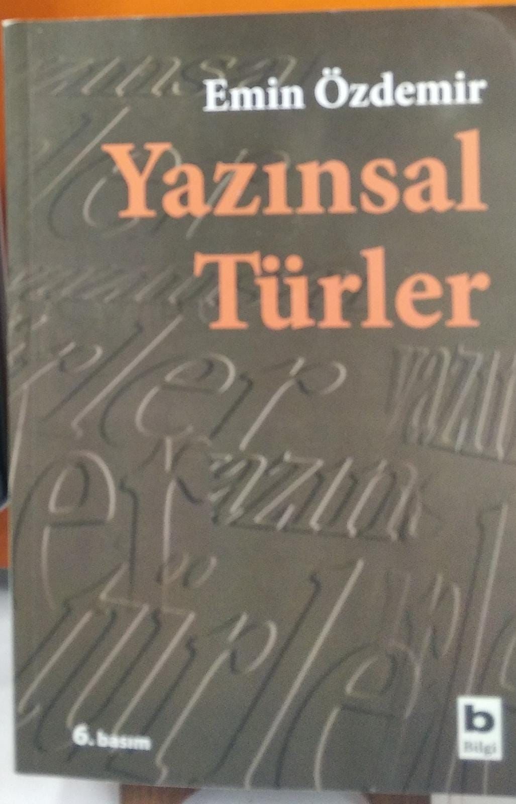 Yazınsal Türler - Emin Özdemir - 2.EL