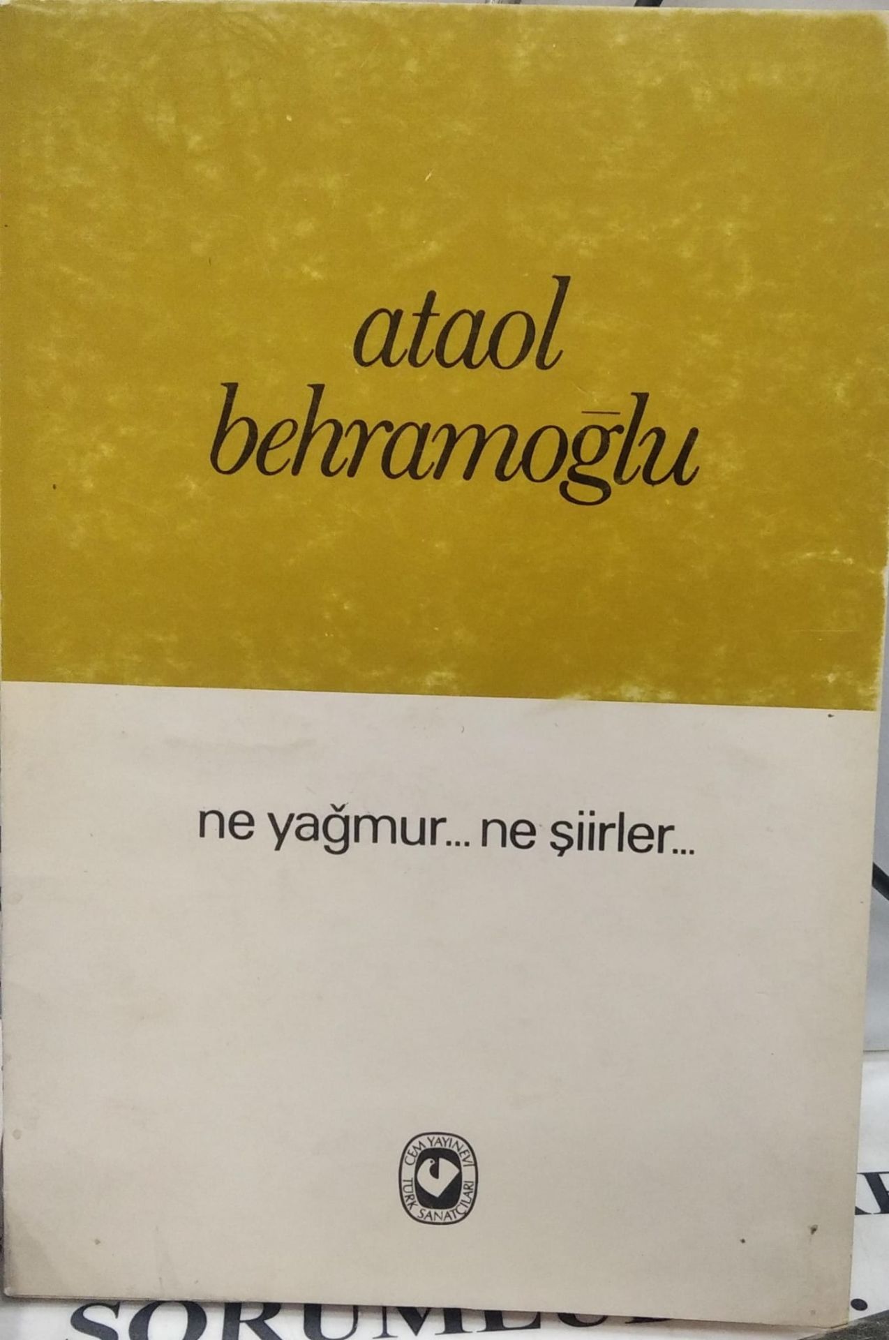 Ne Yağmur.. Ne Şiirler.. - Ataol Behramoğlu