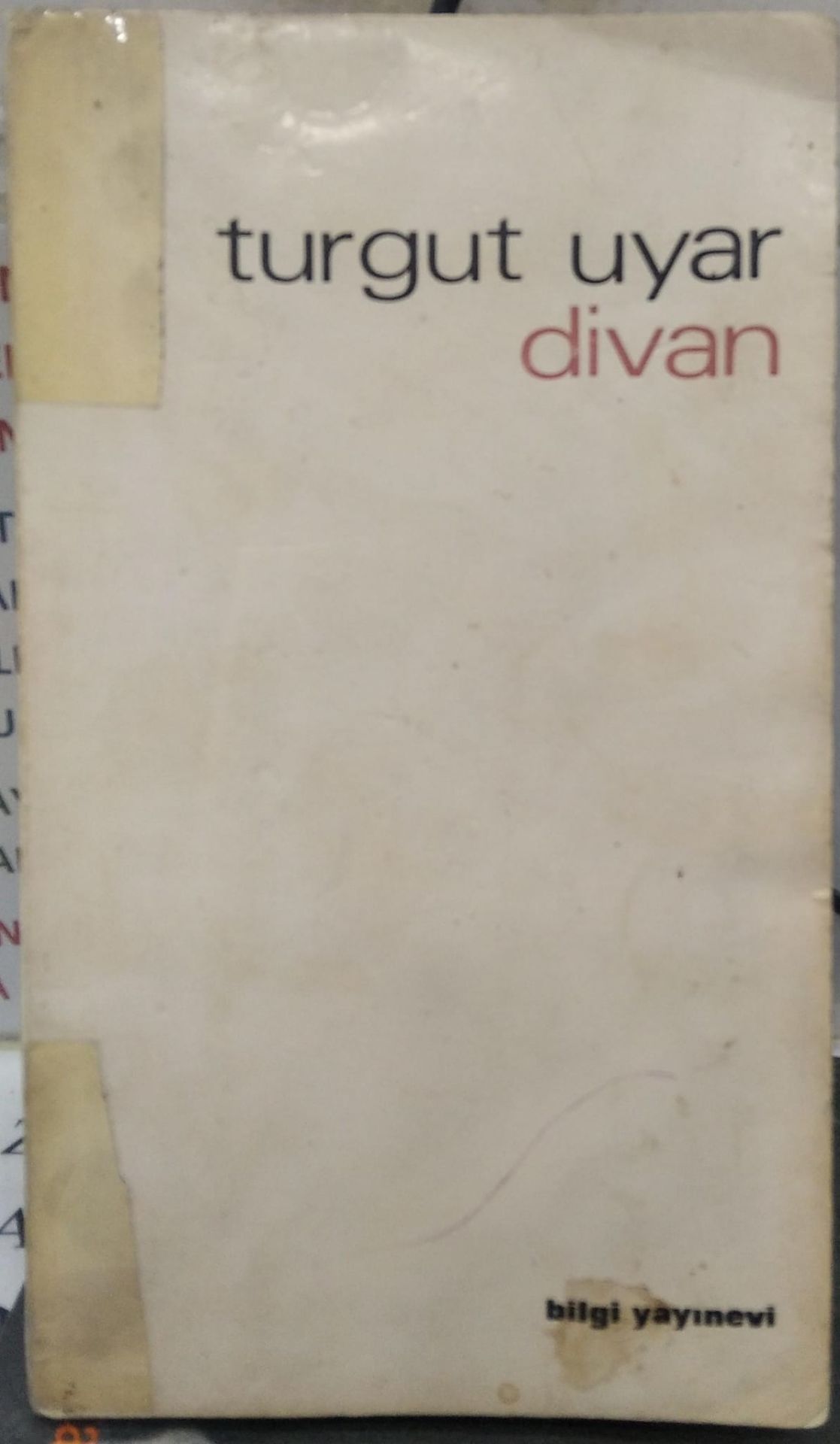 Divan - Turgut Uyar / 1970 Birinci Baskı