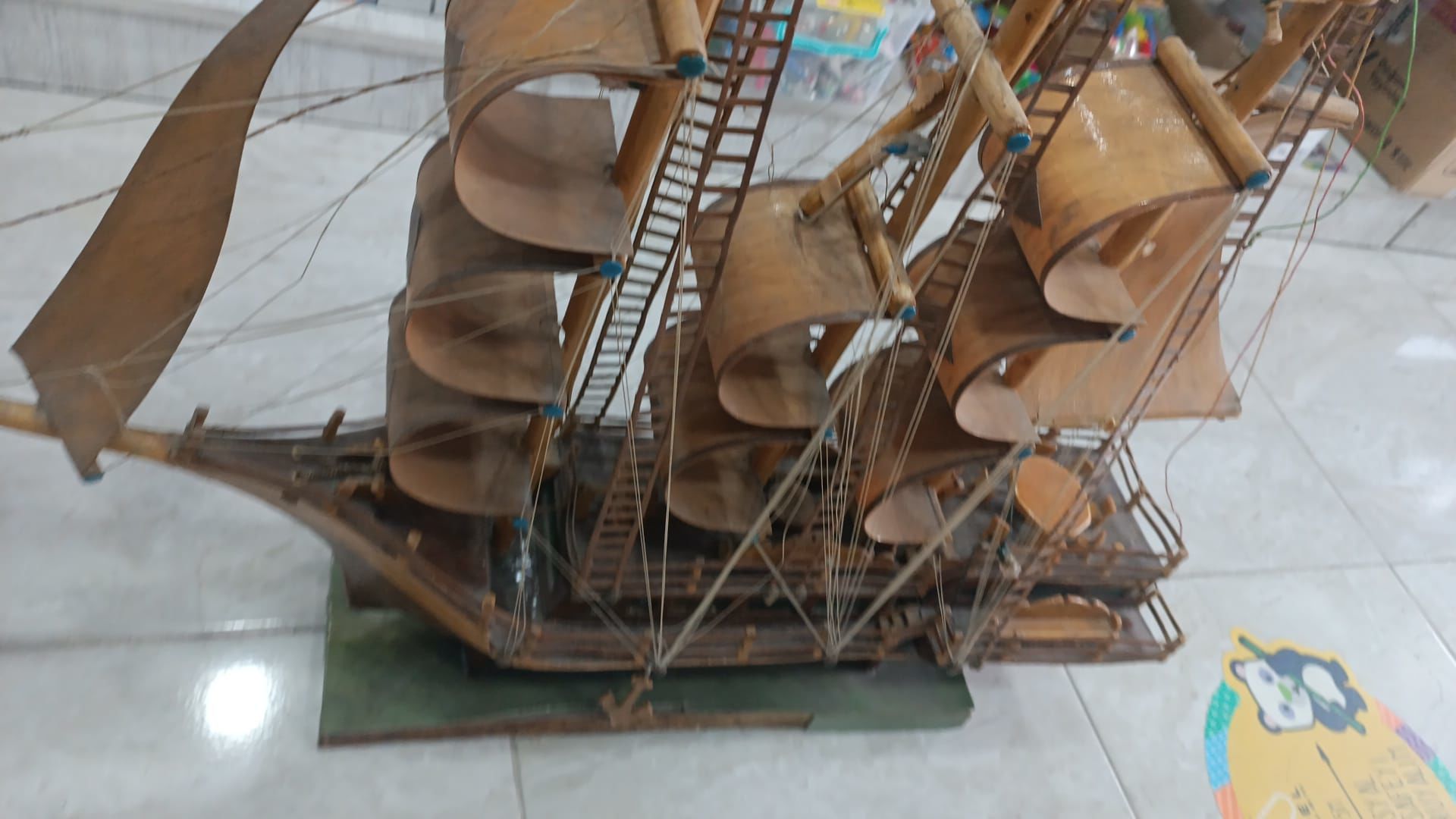 Dekoratif Ahşap Gemi