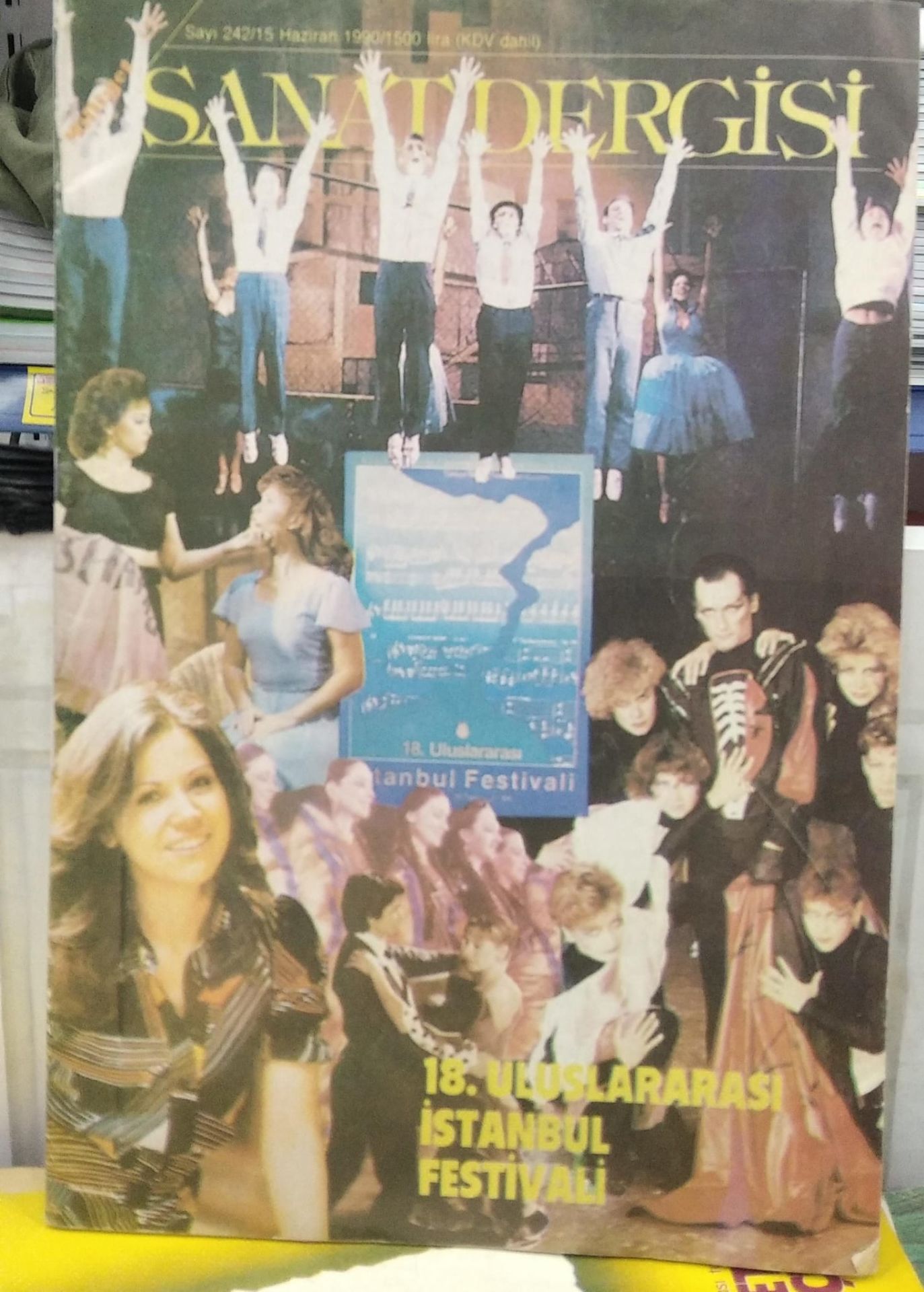 Milliyet Sanat Dergisi - SAYI: 242 - 15 Haziran 1990 (18. Uluslararası İstanbul Film Festivali