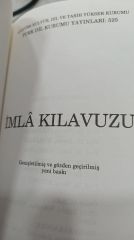 Türk Dil Kurumu Yayınları - İmla Kılavuzu - Ciltli 1996 Basım