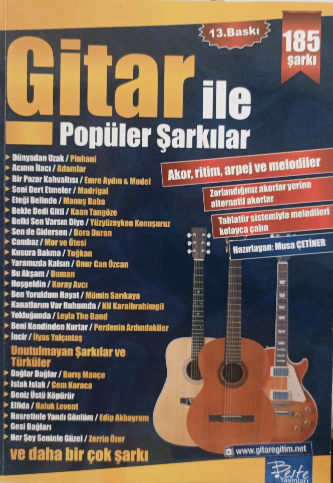 Gitar ile Popüler Şarkılar - Musa Çetiner