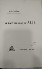 The Brotherhood Of Fear (1952) - Robert Ardrey