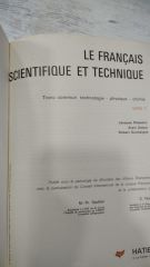 Le Français - Scientifique et Technique 1