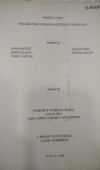 PROJECT ONE - ENGLISH FOR TURKISH UNIVERSITY STUDENTS - BOOK 3