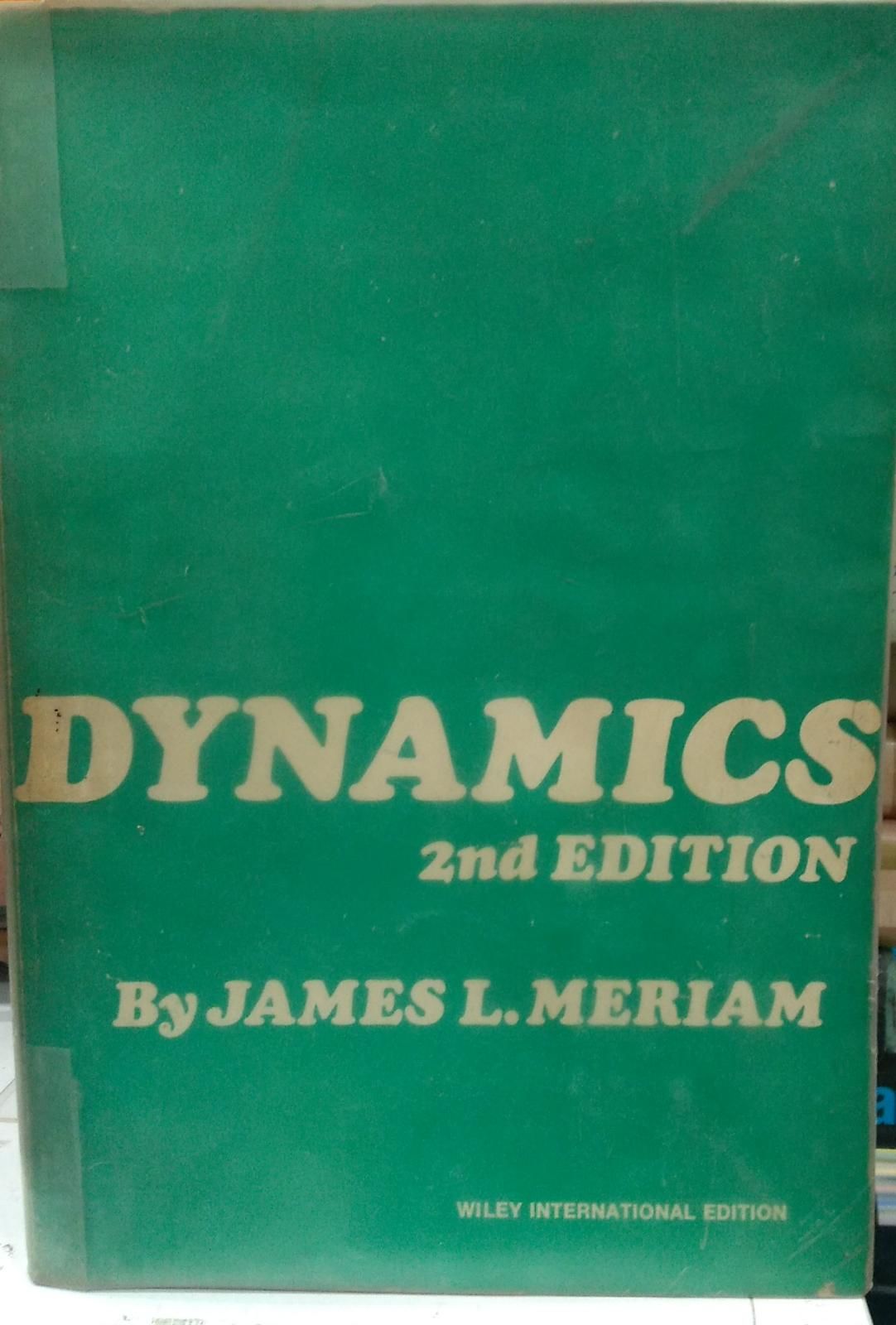 Dynamics 2nd Edition - JAMES L. MERIAM