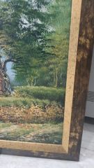 Kabartmalı Doğa Temalı Yağlı Boya Tablosu