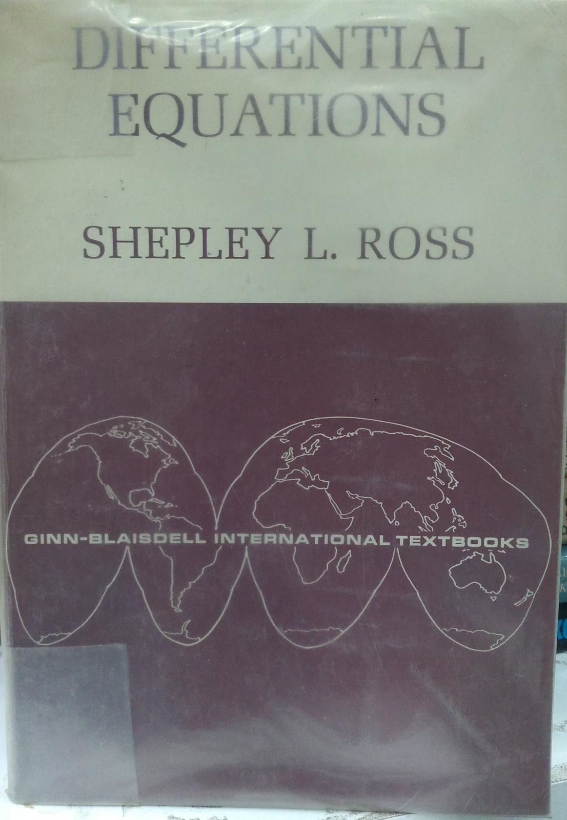Differential Equations - Shepley L. Ross
