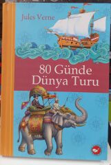 80 Günde Dünya Turu (Ciltli) - Jules Verne - Beyaz Balina