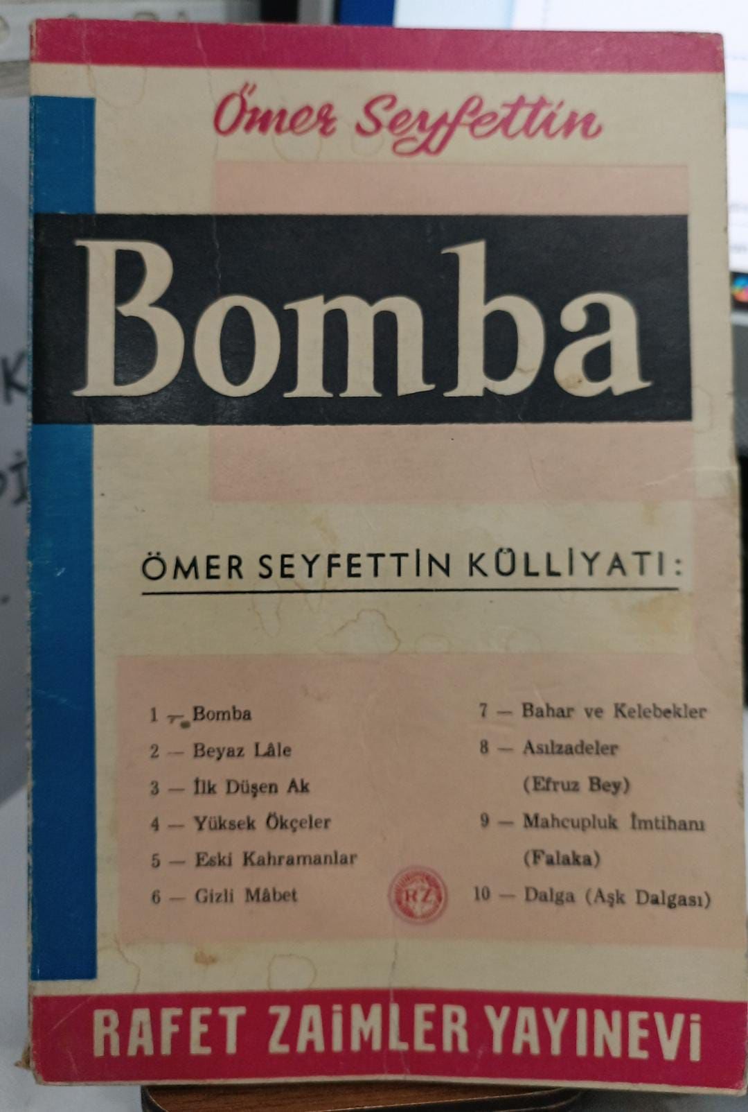 Ömer Seyfettin - Bomba - 1968 Basım
