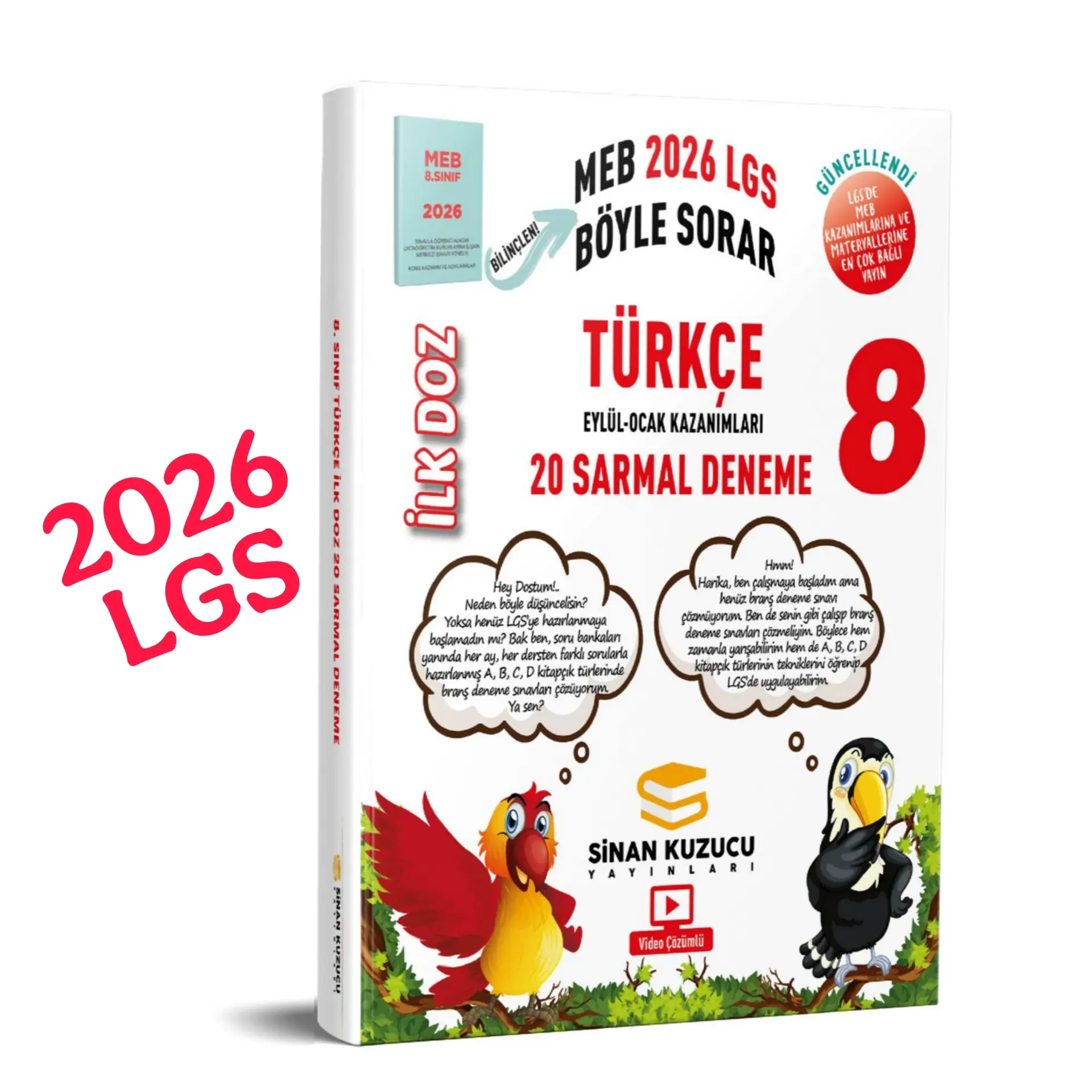 8. Sınıf | İlk Doz Sarmal Branş Denemeleri TÜRKÇE ( 2026 LGS ) / Ücretsiz Kargo