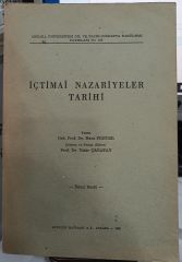 İçtimai Nazariyeler Tarihi - Ankara Üniversitesi yayınları