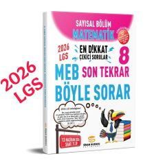 Sinan Kuzucu 2026 8. Sınıf Matematik Sayısal Bölüm Son Tekrar Soru Bankası