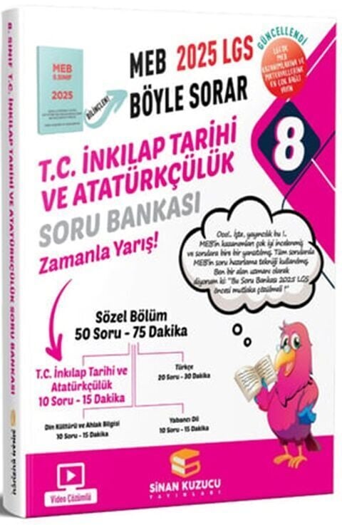 Sinan Kuzucu 2025 8. Sınıf LGS T.C. İnkılap Tarihi ve Atatürkçülük
