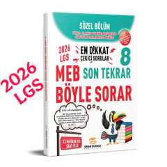 Sinan Kuzucu 2026 8. Sınıf Sözel Bölüm Son Tekrar Soru Bankası