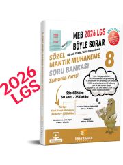 Sinan Kuzucu Yayınları 2026 LGS Sözel Mantık Muhakeme Soru Bankası 8. Sınıf