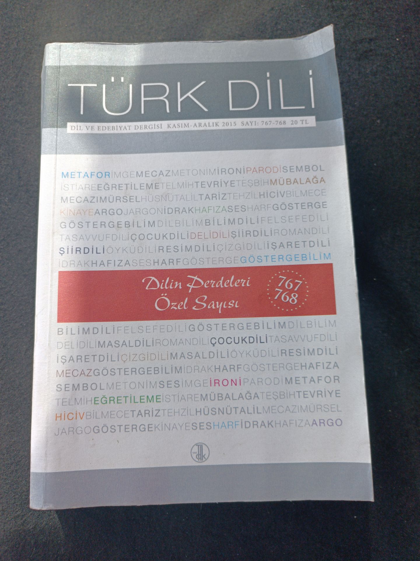 Türk Dili Dil ve Edebiyat Dergisi Kasım - Aralık 2025