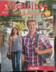 Schritte International Neu 3 ( A2.1 ) - Kurs Und Arbeitsbuch + Ar Teknolojisi Ile Kolay Öğrenme