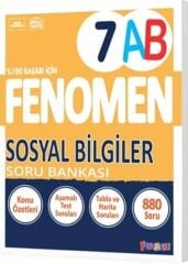 Fenomen Okul Yayınları 7. Sınıf Sosyal Bilgiler AB Fenomen Soru Bankası