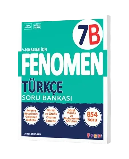 Fenomen Yayınları 7 Türkçe B Soru Bankası