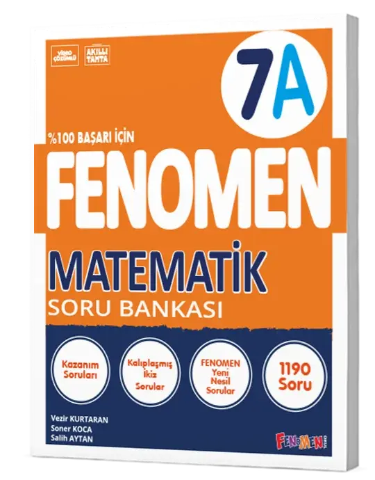 Fenomen Yayınları 7 Matematik A Soru Bankası