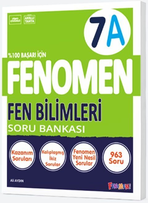 Fenomen Okul Yayınları 7. Sınıf Fen Bilimleri A Soru Bankası