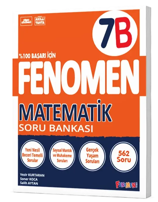 Fenomen Yayınları 7 Matematik B Soru Bankası