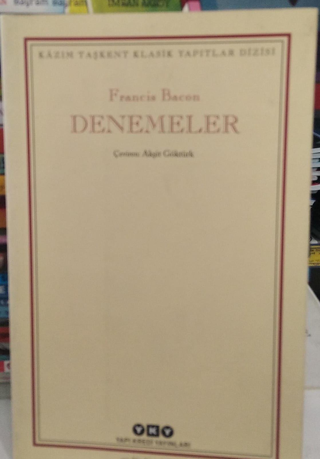 Denemeler Francis Bacon
